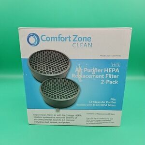 Comfort‎ Zone Clean - CZAPH132 Air Purifier HEPA Replacement Filter (2-Pack)